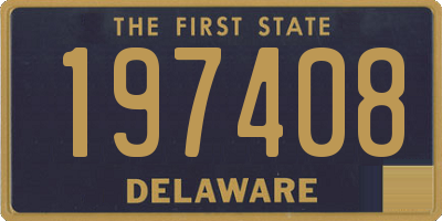 DE license plate 197408