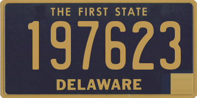 DE license plate 197623