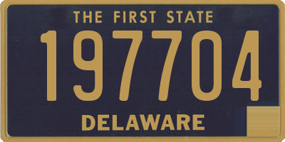 DE license plate 197704