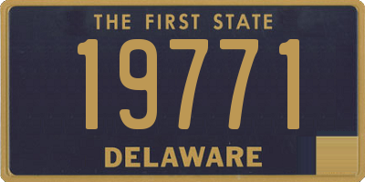 DE license plate 19771