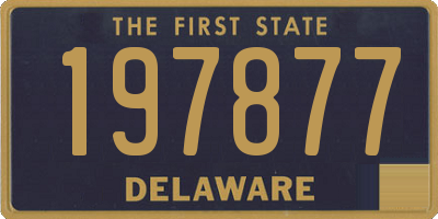 DE license plate 197877