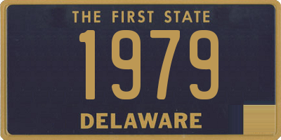 DE license plate 1979