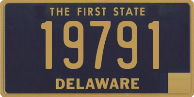 DE license plate 19791