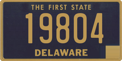 DE license plate 19804
