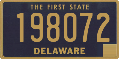 DE license plate 198072