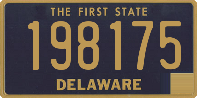DE license plate 198175
