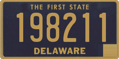 DE license plate 198211