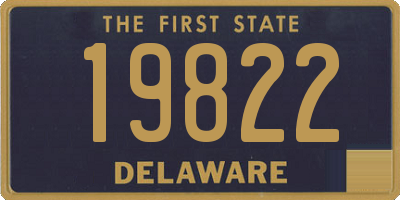 DE license plate 19822