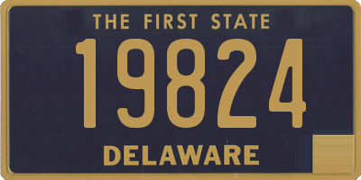 DE license plate 19824