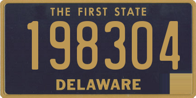 DE license plate 198304