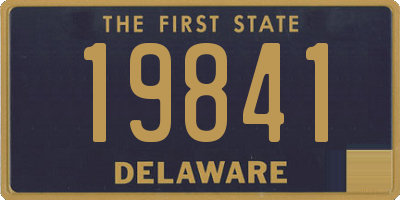 DE license plate 19841