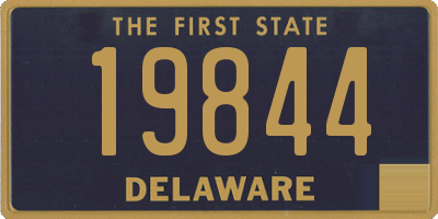 DE license plate 19844