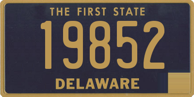 DE license plate 19852