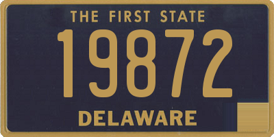 DE license plate 19872