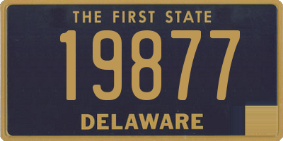 DE license plate 19877