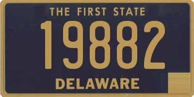 DE license plate 19882