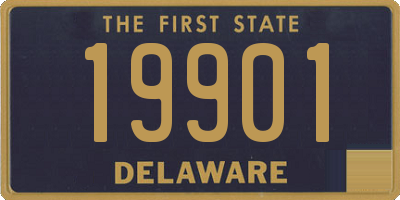 DE license plate 19901