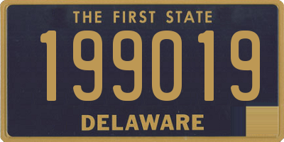 DE license plate 199019