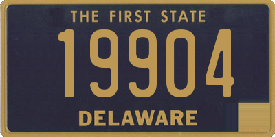 DE license plate 19904