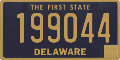 DE license plate 199044