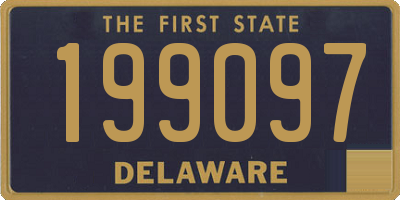 DE license plate 199097