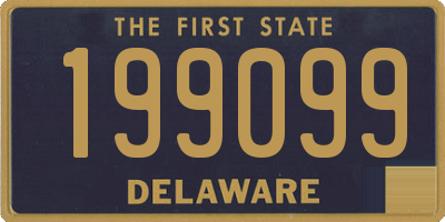 DE license plate 199099