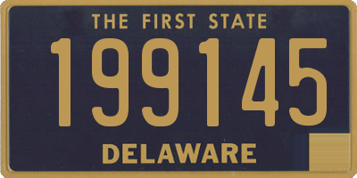 DE license plate 199145