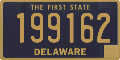 DE license plate 199162
