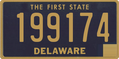 DE license plate 199174