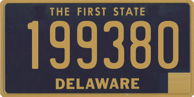 DE license plate 199380