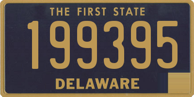 DE license plate 199395