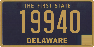 DE license plate 19940