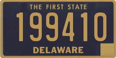 DE license plate 199410