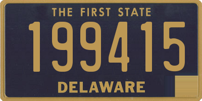 DE license plate 199415