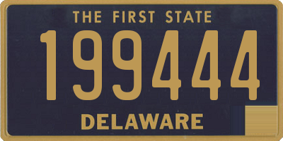 DE license plate 199444