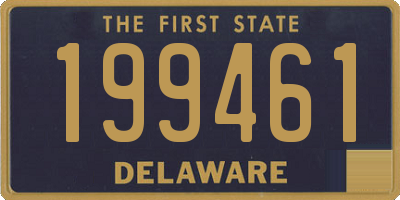 DE license plate 199461