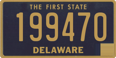 DE license plate 199470
