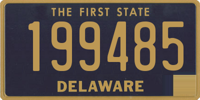 DE license plate 199485