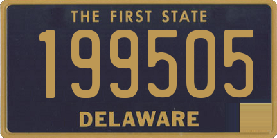 DE license plate 199505