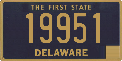 DE license plate 19951