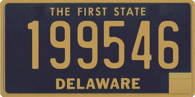 DE license plate 199546
