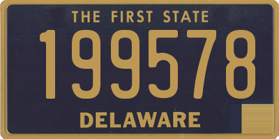 DE license plate 199578