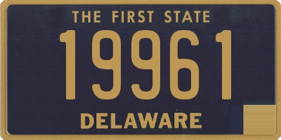 DE license plate 19961
