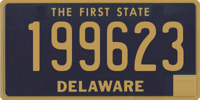 DE license plate 199623