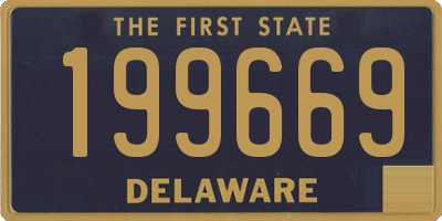 DE license plate 199669