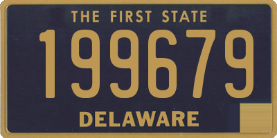 DE license plate 199679