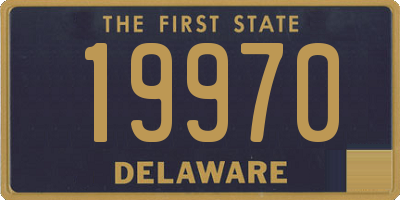 DE license plate 19970