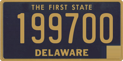 DE license plate 199700
