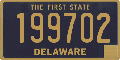 DE license plate 199702