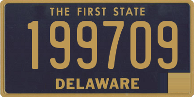 DE license plate 199709